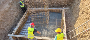 LAINATE (MI) - Nuovo polo logistico - Fondazioni, scavo, posaferro, armatubi, casserature e getto calcestruzzo