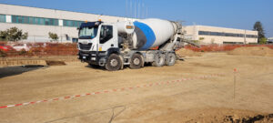 LAINATE (MI) - Nuovo polo logistico - Fondazioni, scavo, posaferro, armatubi, casserature e getto calcestruzzo