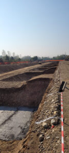 LAINATE (MI) - Nuovo polo logistico - Fondazioni, scavo, posaferro, armatubi, casserature e getto calcestruzzo